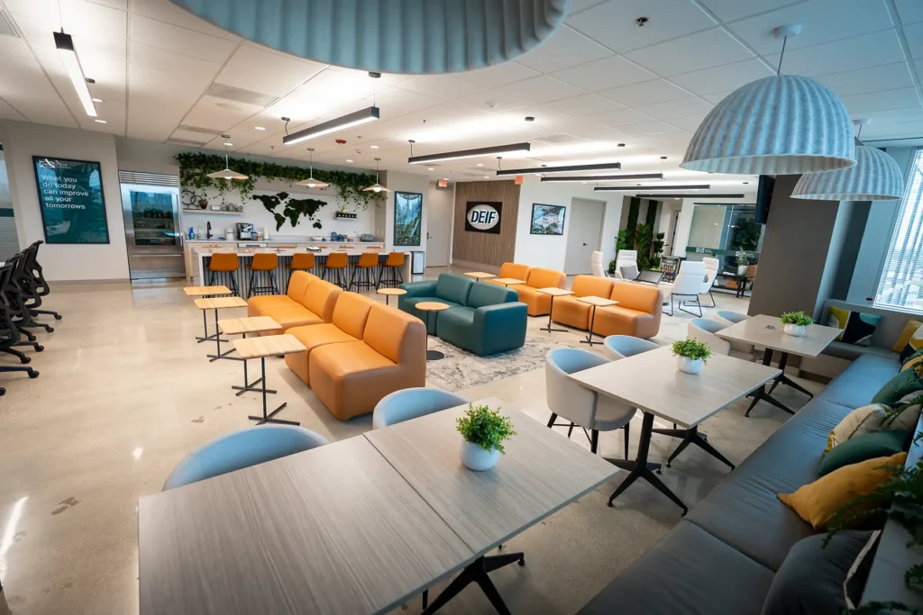 Filmoptagelser af faciliteterne til reklamefilm