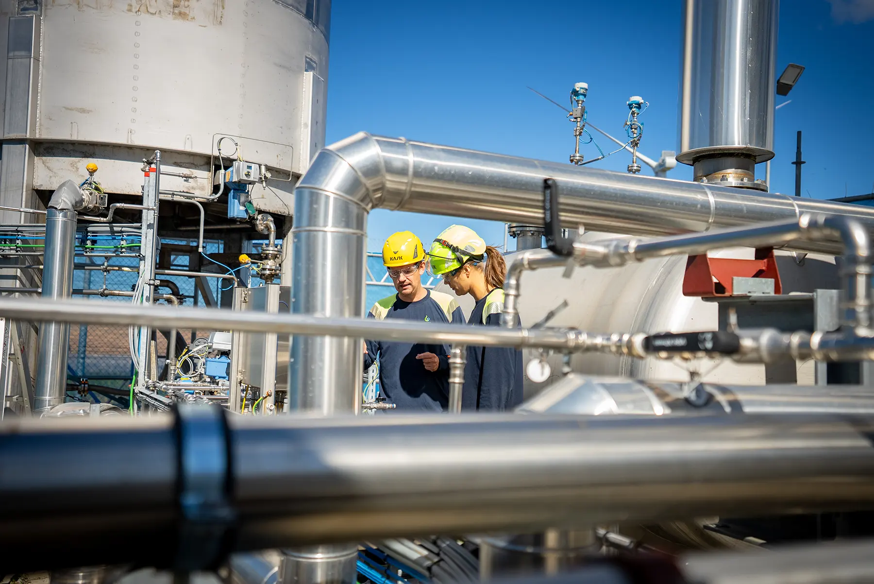 Filmoptagelse af procesfilm til Quantafuel produceret af Roland Film