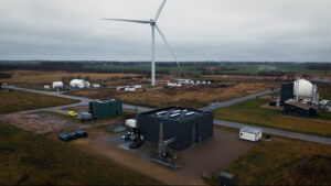 Droneoptagelser af GreenLab til filmproduktion